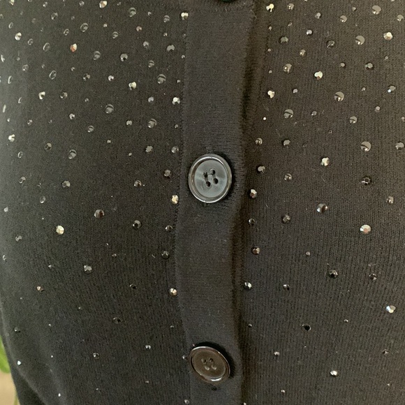 Vintage Christine Alexander button up cardigan sweater with rhinestone detail - Picture 6 of 6